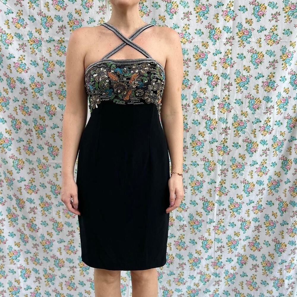 Vintage 90s oleg cassini black
